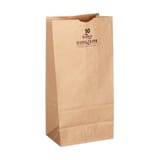 Duro Dubl Life 1/2 lb. Recycled Kraft Paper Grocery Bag, 30#BW - (4000/Case) 18450
