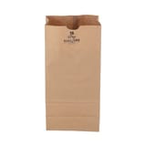 Duro Dubl Life 16 lb. Recycled Kraft Paper Grocery Bag, 40#BW  - (500/Case) 18416