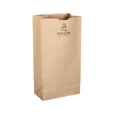 Duro Dubl Life Husky 12 lb. Heavy Duty Natural Kraft Paper Grocery Bag, 50#BW - (400/Case) 70212