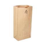 Duro Dubl Life Husky 16 lb. Heavy Duty Natural Kraft Paper Grocery Bag, 50#BW - (400/Case) 70216