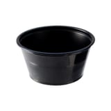 Fabri-Kal Black PS Plastic Portion Cup, 2 oz - (2500/Case) PC200B