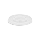 Fabri-Kal Clear PET Plastic Portion Cup Lid, 1 oz. - (2500/Case) YLS1FR