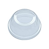 Fabri-Kal DLKC16/24S Kal-Clear/Nexclear PET Plastic Dome Lid, 1 3/4" Hole, Clear, Fits 12 /14, 16 / 18, 20, & 24 oz - (1000/Case)