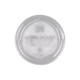 Fabri-Kal Greenware Compostable Clear PLA Plastic Portion Cup Lid, 3.25 & 4 oz - (2000/Case) GXL345PC