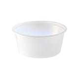Fabri-Kal Translucent PS Plastic Portion Cup, 3.25 oz - (2500/Case) PC325