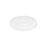 Clear 12-24 oz. PET Cold Cup Flat Lids - (1000/Case)