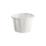 Genpak 1 oz. Paper Portion Cup, White - (5000/Case) F100