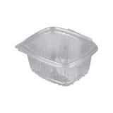 Genpak Clear Rectangular Hinged Deli Container, 16 oz - (200/Case) AD16