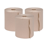 Natural Kraft Hardwound Paper Towel Roll 8" x 8" x 800' (6-Rolls/Case)