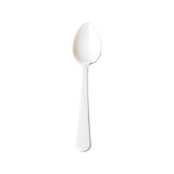 6.5" Compostable White Spoon – Heavy-Duty CPLA Cutlery for Eco-Friendly Dining
