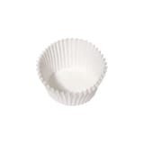 Hoffmaster 4 1/2" x 1 1/4" White Paper Fluted Baking Cup, 2" Bottom diameter - (10000/Case) 610032