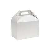 Inno-Pak 10 lb White BarnTake-Out Box with Handle, 9" x 6" x 6 1/2" - (150/Case) 15936077