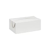 Inno-Pak White Paper Snack Box with Fast Top, 7" × 4 1/4" × 2 3/4" - (500/Case) 016578197