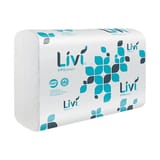 Livi VPG Select White Multifold Paper Towel, 1-Ply - (2200/Case) 50861