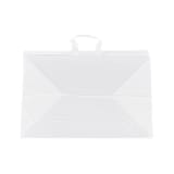 LK Packaging 22" x 14" x 15 1/4" White HDPE Plastic Take-Out Bag, 3 Mil - (100/Case) TO2214