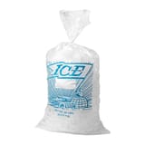 LK Packaging 25 lb. Printed LDPE Plastic Ice Bag, 2 Mil, 15" x 30" - (500/Case) H30PMET