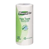 Marcal PRO White Perforated Kitchen Paper Towel Roll, 2-Ply, 9" x 11", 85 Sheets/Roll - (30/Case) 06350