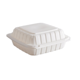 8"x8"x3" Mineral Filled Hinged 1-Compartment Container