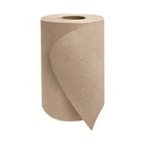 Morcon Morsoft Brown Hardwound Roll Paper Towel, 1-Ply, 8" x 350' feet - (12/Case) R12350