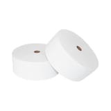 Morcon Valay White Small Core Jumbo Toilet Paper Roll, 2-Ply, 1200 Feet/Roll - (12/Case) VT1200