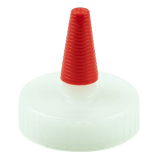 Natural PP Yorker Spout w/Red Tip 38-400(1250/case)