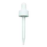 NON CRC (Child Resistant Closure) Dropper - White - 76mm 20-400(1400/case)