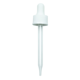 NON CRC (Child Resistant Closure) Dropper - White - 91mm 20-400(1400/case)