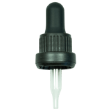 NON CRC + Tamper Evident Dropper - Black  - 48mm 18-415(1400/case)