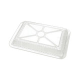 Oblong Clear Plastic Dome Lid for 2.25 lb Foil Take-Out Container - (500/Case)