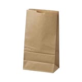 Ross & Wallace 6 lb. Natural Kraft Paper Grocery Bag, 35#BW  - (500/Case) 100306