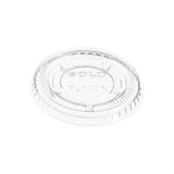 Solo Clear PET Plastic Souffle Cup Lid, 1 oz - (2500/Case) PL100N