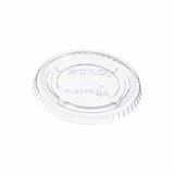 Solo Clear PET Plastic Souffle Cup Lid, Fits 1.5 - 2.5 oz - (2500/Case) PL200N