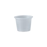 Solo Translucent PS Plastic Portion Cup, 1 oz - (2500/Case) P100N