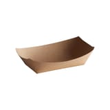 SQP 1 lb Kraft Paper Food Tray, #100 - (1000/Case) 7151