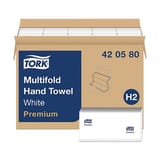 Tork Premium White Multifold Paper Towel, H2, 1-Ply - (3000/Case) 420580