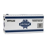 Vintage 12" x 2000' Foodservice Cling Film with Metal Serrated Cutter - (1/Case) VFF122