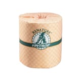 Vintage Renature White Toilet Paper Roll, 2-Ply, 4 1/4" x 3 1/2", 500 Sheets/Roll - (96/Case)