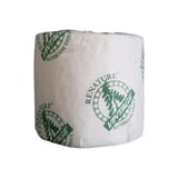 Vintage Renature White Virgin Toilet Paper Roll, 2-Ply, 4 1/2" x 3 1/5", 500 Sheets/Roll - (96/Case)