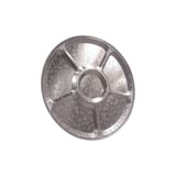 Western Plastics 16" Aluminium Foil Lazy Susan Tray, 6-Compartment - (25/Case) 5416