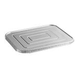 Western Plastics Half Size Aluminum Foil Steam Table Pan Lid - (100/Case) 5001