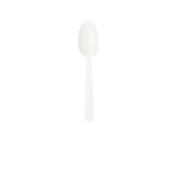 6.2" White Heavy Weight Plastic Tea Spoons - (1000/Case)
