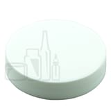 White Smooth CT Closure 58-400 With Plain PS Liner (1050/Case)