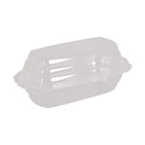 WNA BB9104 Comet 12 oz Clear PET Plastic Banana Split Boat, 4" x 8" x 3 1/8" - (500/Case)