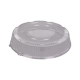 WNA Caterline 12" Clear PET Plastic Catering Tray Dome Lid - (25/Case) A12PETDM