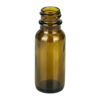 05oz amber glass boston round bottle 18 400540case