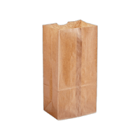 8 lb natural kraft waxed paper bag