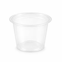 1 oz Clear PP Plastic Portion Cup - (2500/Case)