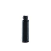 10 ml Black Frosted Glass Roll On Bottle