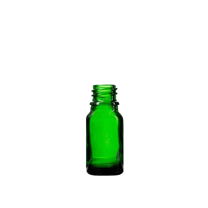 10 ml Euro Emerald Green Glass Bottle with 18-DIN Neck Finish - (768/Case)