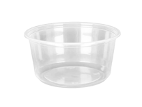 12 oz. Clear Plastic Round Deli Containers - (500/Case)